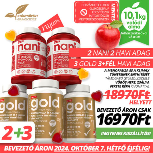 gold klimax menopauza gyümölcszselé almaecet