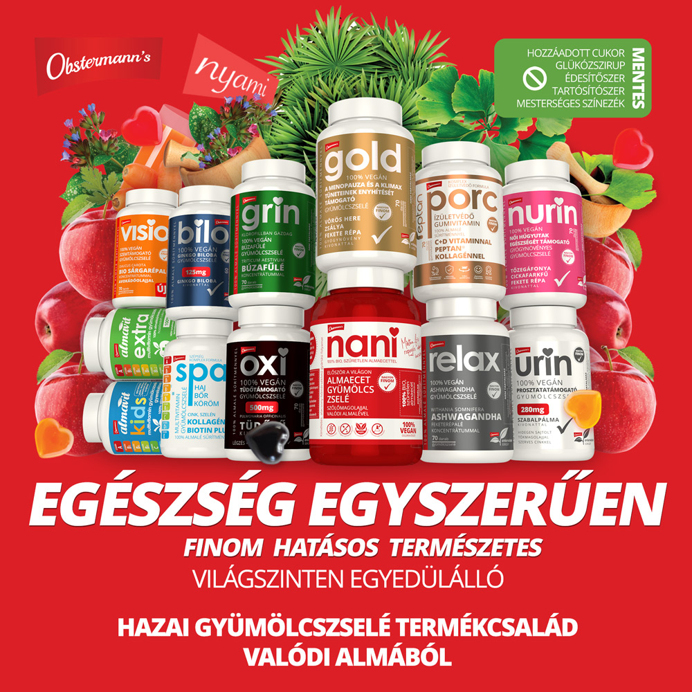 100% természetes gyümölcszselé gumivitaminok valódi almából